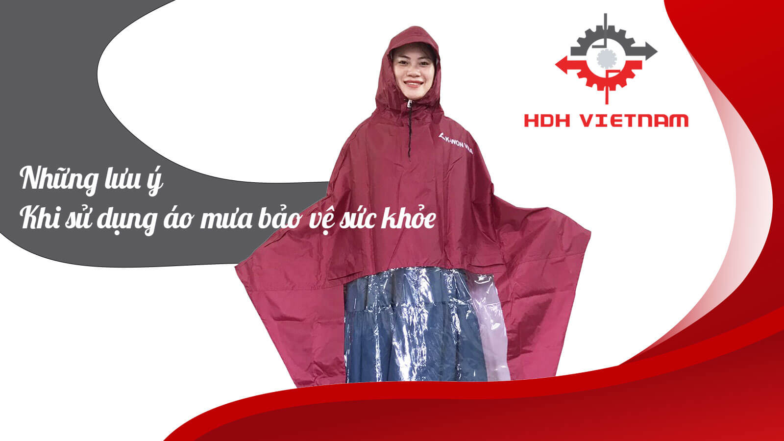Những lưu ý khí sử dụng áo mưa bảo vệ sức khỏe